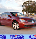 nissan altima 2008 red sedan s gasoline 4 cylinders front wheel drive automatic 32837