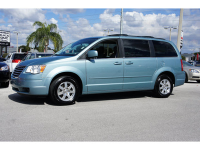 chrysler town and country 2008 lt  blue van touring gasoline 6 cylinders front wheel drive automatic 33870