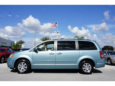 chrysler town and country 2008 lt  blue van touring gasoline 6 cylinders front wheel drive automatic 33870