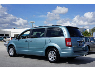 chrysler town and country 2008 lt  blue van touring gasoline 6 cylinders front wheel drive automatic 33870