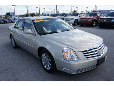 cadillac dts 2008 gold sedan luxury i gasoline 8 cylinders front wheel drive automatic 33870