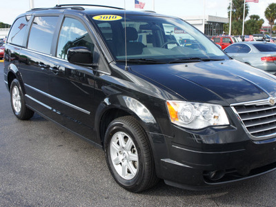 chrysler town and country 2010 black van touring gasoline 6 cylinders front wheel drive automatic 33021