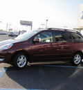 toyota sienna 2005 red van xle 7 passenger gasoline 6 cylinders front wheel drive automatic 46410