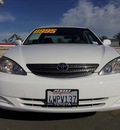 toyota camry 2002 white sedan le gasoline 4 cylinders front wheel drive automatic 90241
