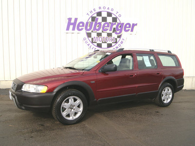 volvo xc70 2005 ruby red wagon gasoline 5 cylinders all whee drive automatic 80905