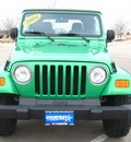 jeep wrangler 2004 green suv x gasoline 6 cylinders 4 wheel drive 80504