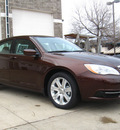 chrysler 200 2012 dk  brown sedan touring gasoline 4 cylinders front wheel drive automatic 80301