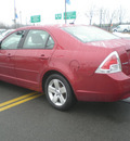 ford fusion 2009 red sedan se gasoline 4 cylinders front wheel drive automatic 13502