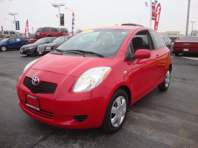 toyota yaris 2007 red hatchback liftback gasoline 4 cylinders front wheel drive automatic with overdrive 60443