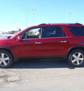 gmc acadia 2012 red suv slt 1 gasoline 6 cylinders front wheel drive automatic 28557