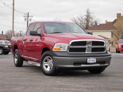 dodge ram pickup 1500 2009 dk  red pickup truck st gasoline 6 cylinders 2 wheel drive shiftable automatic 61832