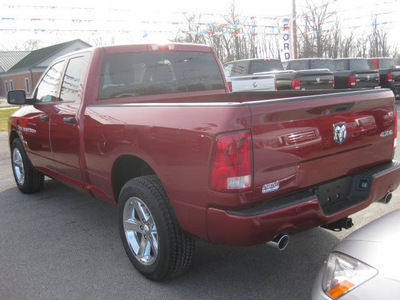 ram ram pickup 1500 2012 dk  red st gasoline 8 cylinders 4 wheel drive 6 speed automatic 62863
