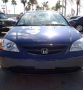 honda civic 2002 blue coupe ex gasoline 4 cylinders front wheel drive automatic 33157