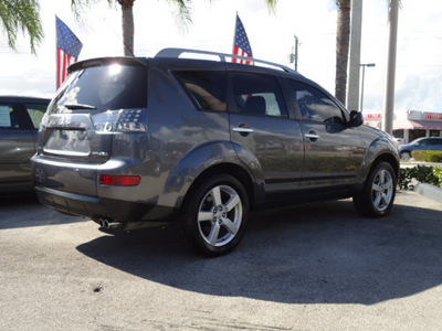 mitsubishi outlander 2007 gray suv xls gasoline 6 cylinders front wheel drive automatic 33157