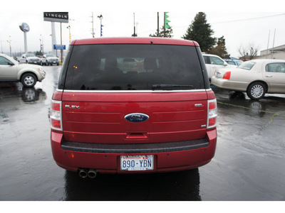 ford flex 2009 dk  red suv sel gasoline 6 cylinders all whee drive automatic 98632