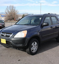 honda cr v 2002 dk  blue suv lx gasoline 4 cylinders all whee drive automatic with overdrive 80229
