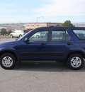 honda cr v 2002 dk  blue suv lx gasoline 4 cylinders all whee drive automatic with overdrive 80229