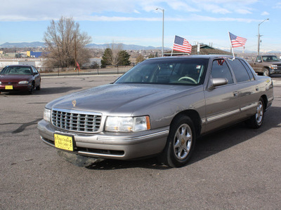 cadillac deville 1998 gold sedan gasoline v8 front wheel drive automatic 80229