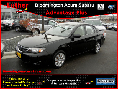 subaru impreza 2008 black sedan i awd gasoline 4 cylinders all whee drive 5 speed manual 55420