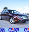 ford fusion 2011 dark red sedan sel flex fuel 6 cylinders front wheel drive automatic 32837