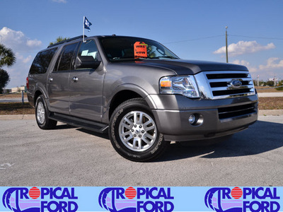 ford expedition el 2011 gray suv xlt flex fuel 8 cylinders 2 wheel drive automatic 32837