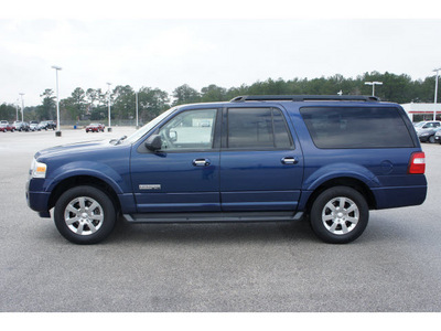 ford expedition el 2008 dk  blue suv xlt gasoline 8 cylinders 2 wheel drive automatic 77388