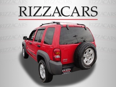 jeep liberty 2002 red suv sport 4x4 gasoline v6 4 wheel drive automatic with overdrive 60546