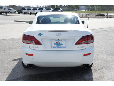 lexus is 250c 2010 white gasoline 6 cylinders rear wheel drive automatic 77388