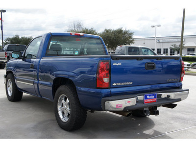 chevrolet silverado 1500 2004 blue pickup truck ls gasoline 8 cylinders rear wheel drive automatic 77090