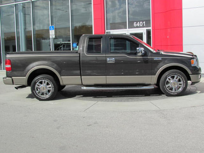 ford f 150 2005 smoke gray lariat gasoline 8 cylinders rear wheel drive automatic 33884