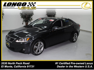 lexus is 250 2011 dk  gray sedan gasoline 6 cylinders rear wheel drive automatic 91731