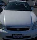 honda civic 2000 white coupe ex gasoline 4 cylinders front wheel drive 5 speed manual 93955