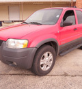 ford escape 2002 red suv xlt choice gasoline 6 cylinders front wheel drive automatic 28217