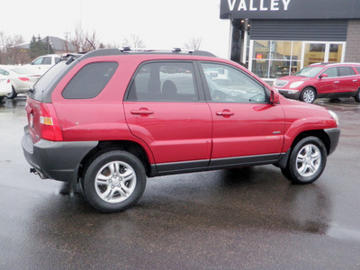 kia sportage 2006 red suv ex gasoline 6 cylinders 4 wheel drive automatic with overdrive 55124