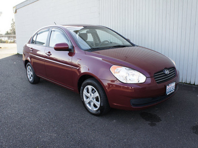 hyundai accent 2010 dk  red sedan gls gasoline 4 cylinders front wheel drive automatic with overdrive 98371