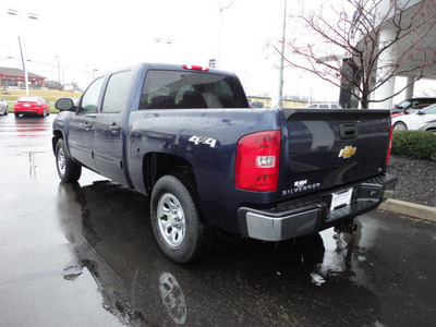 chevrolet silverado 1500 2009 dk  blue ls gasoline 8 cylinders 4 wheel drive automatic 45036