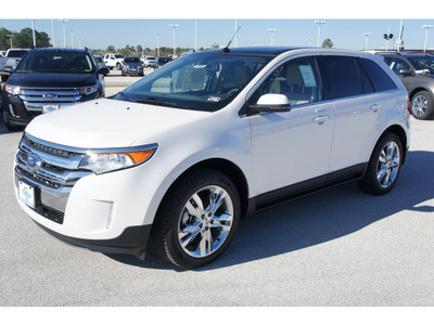 ford edge 2012 white limited gasoline 4 cylinders front wheel drive automatic 77388