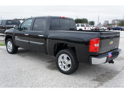 chevrolet silverado 1500 2012 black lt flex fuel 8 cylinders 2 wheel drive 6 spd auto,elec cntlled t 77090