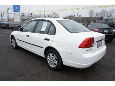 honda civic 2003 white sedan dx gasoline 4 cylinders sohc front wheel drive automatic 98632