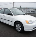 honda civic 2003 white sedan dx gasoline 4 cylinders sohc front wheel drive automatic 98632