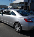 honda civic 2008 silver coupe lx gasoline 4 cylinders front wheel drive automatic 94063