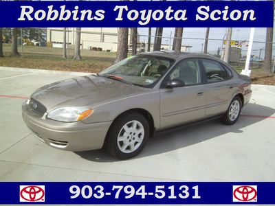 ford taurus 2005 gold sedan se gasoline 6 cylinders front wheel drive automatic 75503