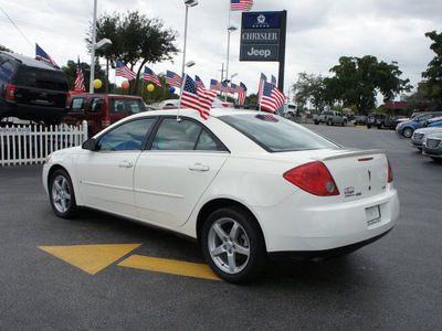 pontiac g6 2007 white sedan gasoline 6 cylinders front wheel drive automatic 33021