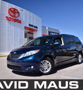 toyota sienna 2011 blue van xle gasoline 6 cylinders front wheel drive automatic 32771