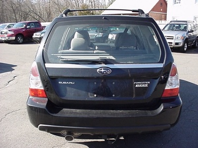 subaru forester 2008 black wagon 2 5 x premium package gasoline 4 cylinders all whee drive manual 06019