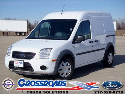 ford transit connect 2012 white van cargo van xlt gasoline 4 cylinders front wheel drive automatic 62708