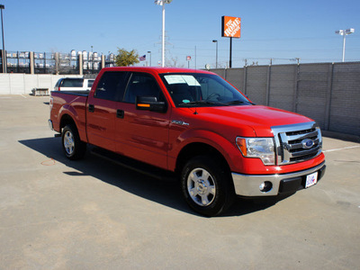 ford f 150 2011 red xlt flex fuel 6 cylinders 2 wheel drive automatic 76108