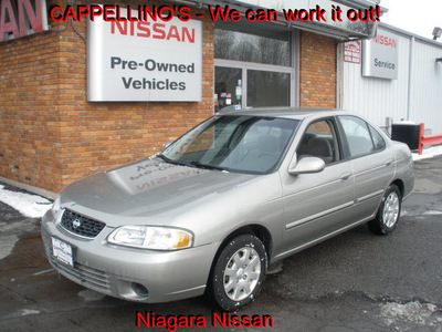 nissan sentra 2001 gray sedan gxe gasoline 4 cylinders front wheel drive automatic 14094