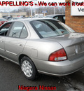 nissan sentra 2001 gray sedan gxe gasoline 4 cylinders front wheel drive automatic 14094