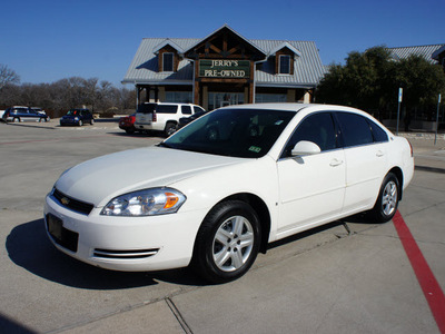 chevrolet impala 2007 white sedan ls flex fuel 6 cylinders front wheel drive automatic 76087